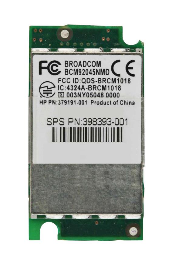 397923-001 HP Integrated Bluetooth 2.0 Wireless Module Embadded Blueflame (Broadcom) Circuit Board for Presario V4000 and Pavilion DV2000/DV4000 Series Notebooks