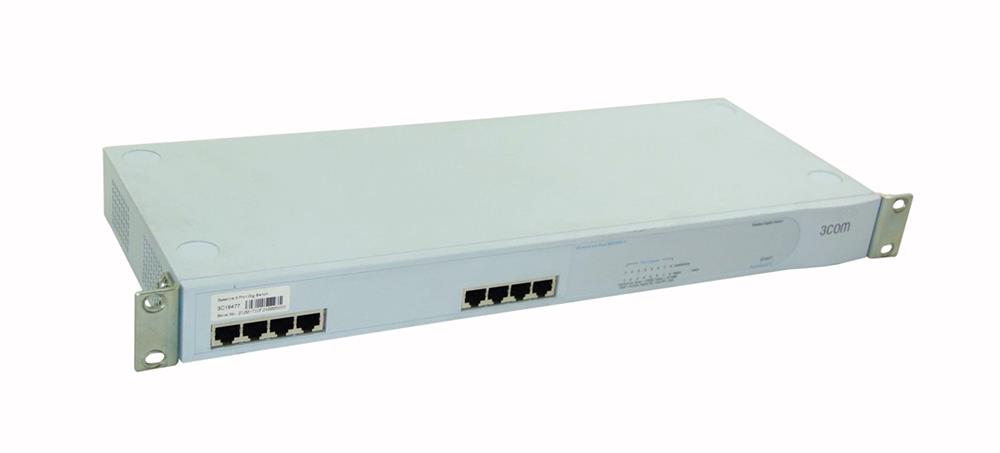 3C16477 3Com SuperStack 3 Baseline Unmanaged Ethernet Switch 8 x 10/100/1000Base-T LAN (Refurbished)