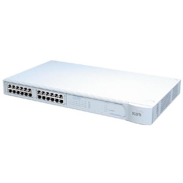 3C16985US 3Com SuperStack 3 24-Ports 100Mbps 3300XM External Rackmount Switch (Refurbished)