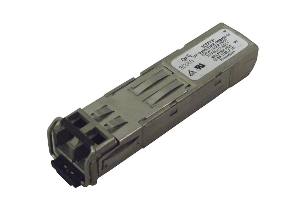 3CSFP91-CX 3Com 1Gbps 1000Base-SX Multi-mode Fiber 500m 850nm Duplex LC Connector SFP Transceiver Module