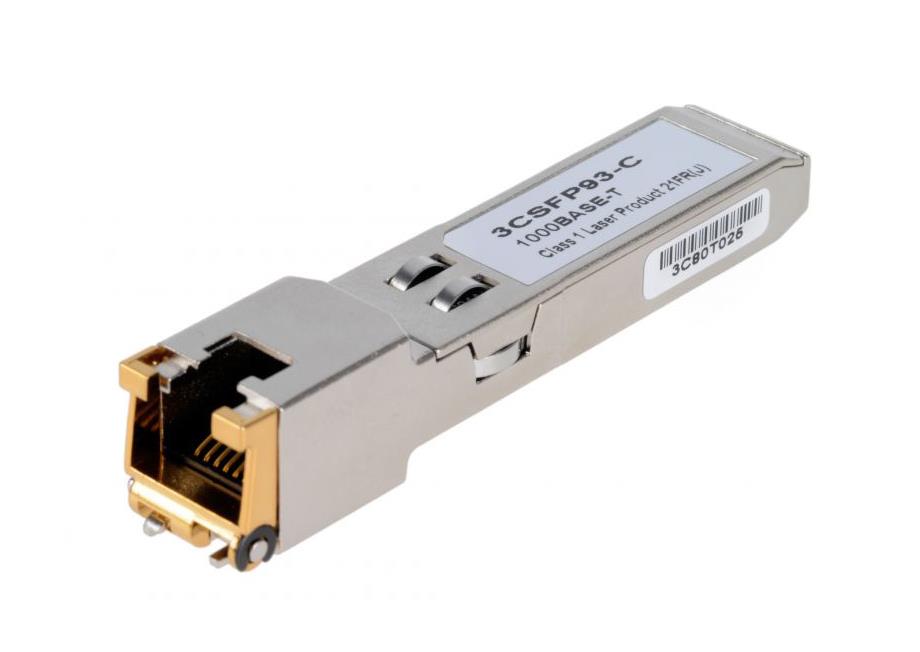 3CSFP93-C Cisco 1Gbps 1000Base-T Copper 100m RJ45 Connector SFP Transceiver Module