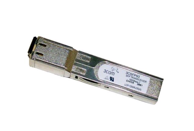 3CSFP93-FI 3Com 1Gbps 1000Base-T Copper 100m RJ45 Connector SFP (Mini-GBIC) Transceiver Module