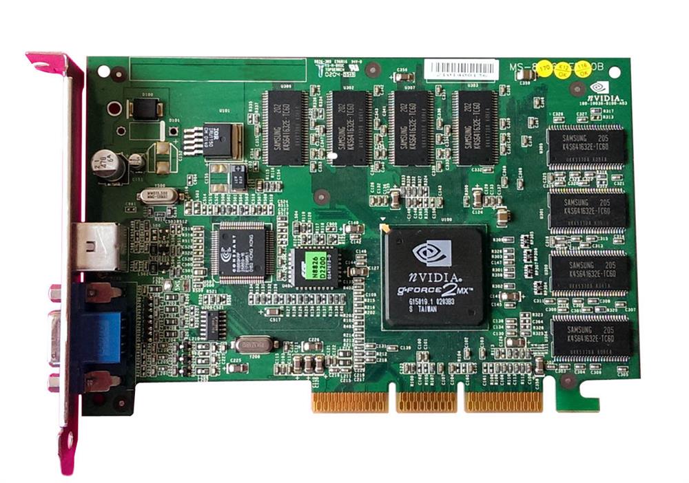 3K595 Dell 64MB Video Card
