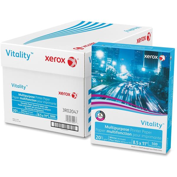 3R2047 Xerox Business 4200 Copy Paper 92 Brightness 20LB 8-1/2x11 White 5000-Shts Carton