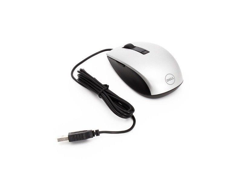 3X72X-N Dell 2-Button USB Scroll Mouse Silver