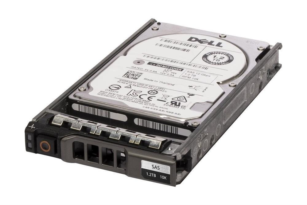 400-AIYK Dell 1.2TB 10000RPM SAS 12Gbps 2.5-inch Internal Hard Drive with Caddy