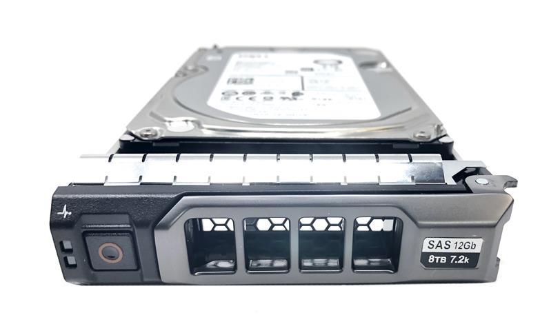 400-ASUG Dell 8TB 7200RPM SAS 12Gbps Nearline Hot Swap (512e) 3.5-inch Internal Hard Drive with Tray