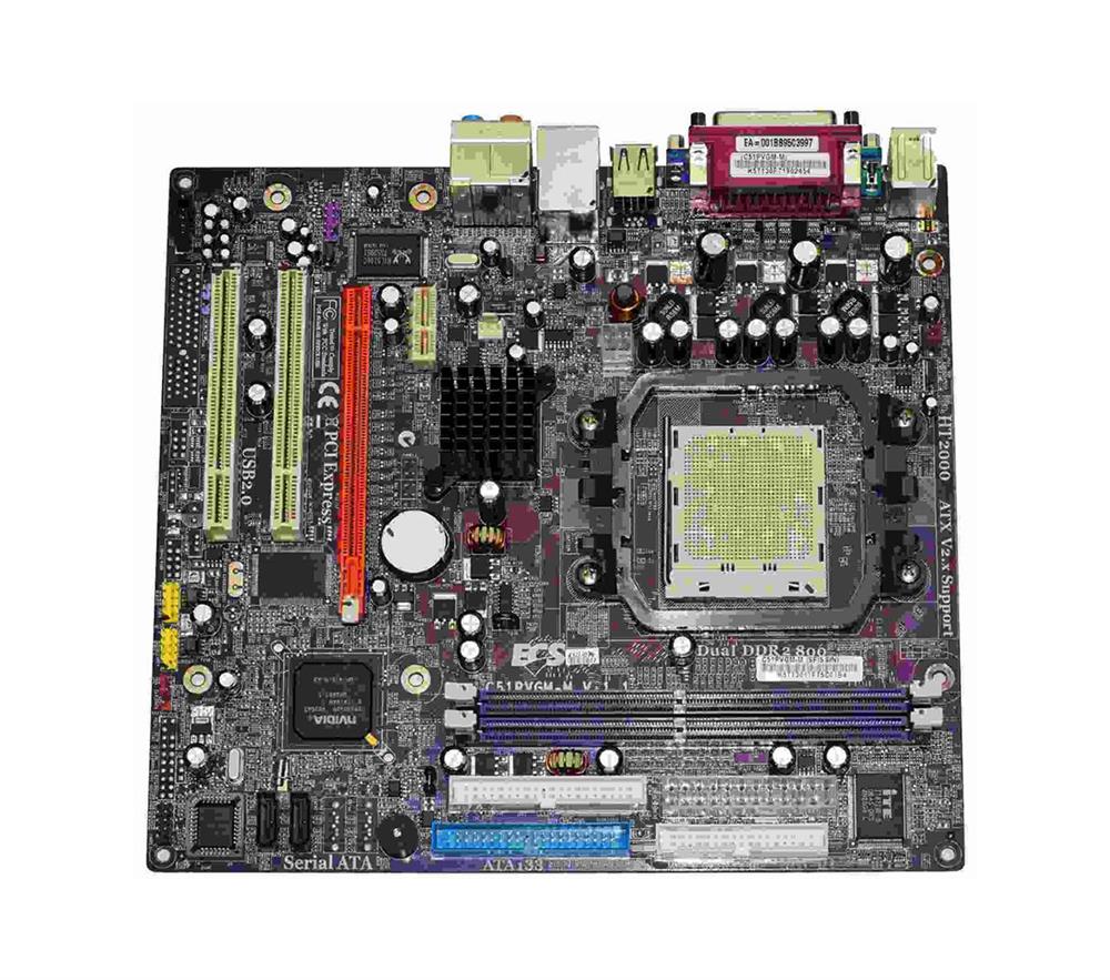 4006138R eMachines Socket AM2 Nvidia GeForce 6150 Chipset Micro-ATX Motherboard (Refurbished)