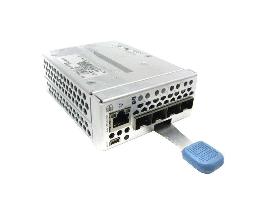 411854-001 HP Brocade 4GB 4-Port Fibre Channel SAN Switch with Power Pack for Blade P-Class Servers (Refurbished)