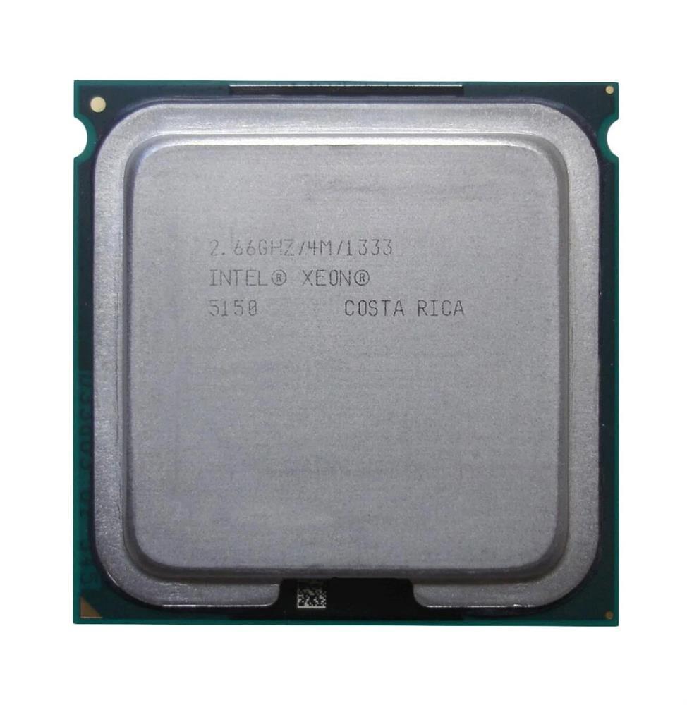 416890-B21 HP 2.66GHz 1333MHz FSB 4MB L2 Cache Intel Xeon 5150 Dual Core Processor Upgrade for ProLiant ML350 G5 Server