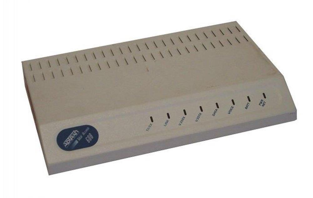 4203680L1#TDM Adtran Total Access 608 TDM Gateway 8 x FXS 1 x T1 WAN 1 x Serial 10/100Base-TX LAN (Refurbished)