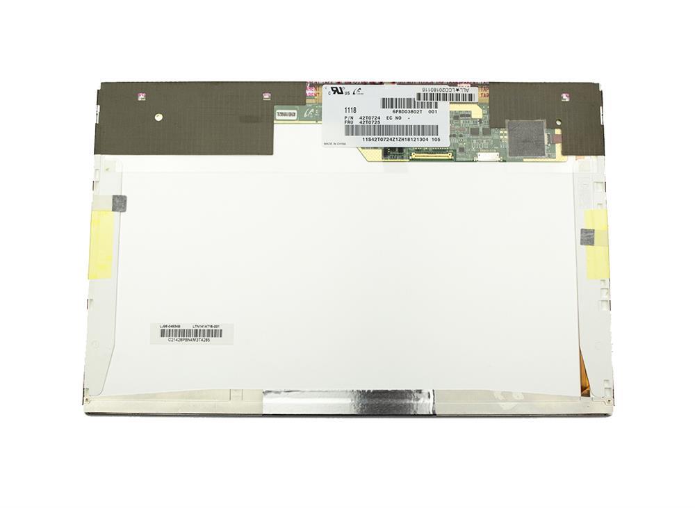 42T0725-06 Lenovo 14.1-inch ( 1280x800 ) WXGA TFT LED Backlight LCD Panel for ThinkPad (Refurbished)