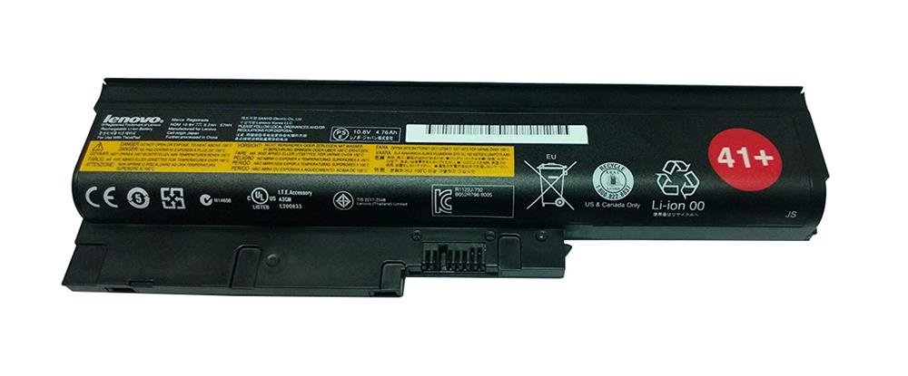 42T4569 IBM Lenovo 6-Cell Li-Ion Battery 41+ for ThinkPad R60 R60e T60 T60p Series (Refurbished)