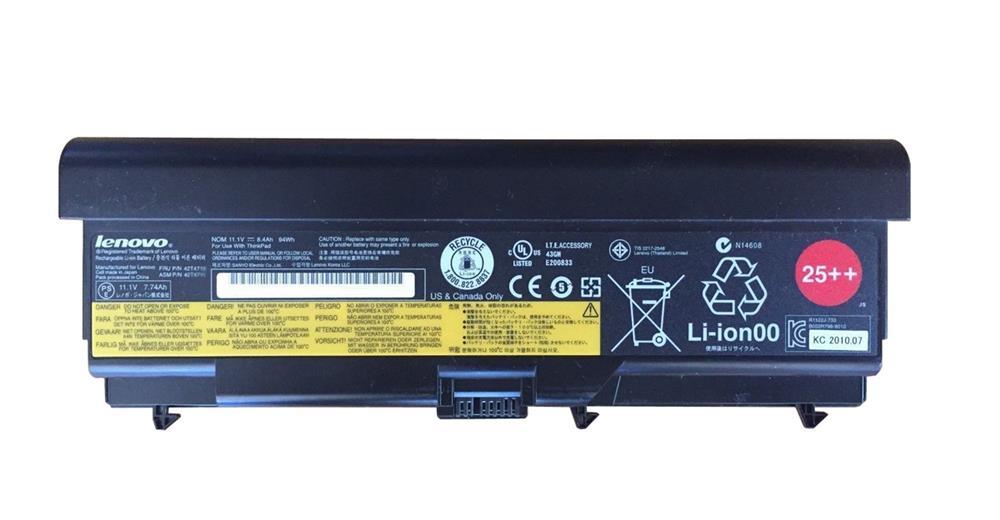 42T4709 IBM Lenovo 9-Cell 6600mAh Battery for ThinkPad T410 T510 Edge 14 (Refurbished)