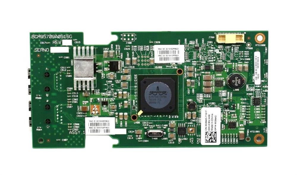 430-3263 Dell Broadcom Dual Port Mezzanine Card