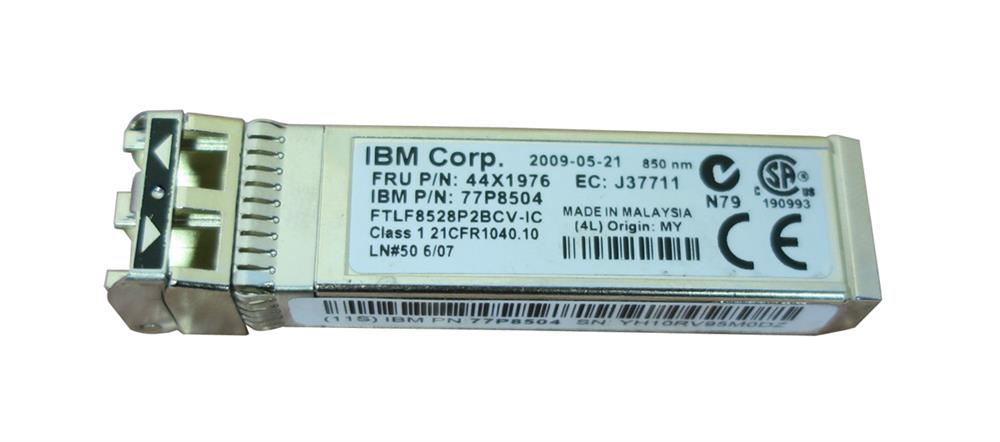 44X1976-02 IBM 8Gbps Multi-mode Fiber Shortwave Fibre Channel 300m 850nm LC Connector SFP+ Optical Transceiver Module for BladeCenter