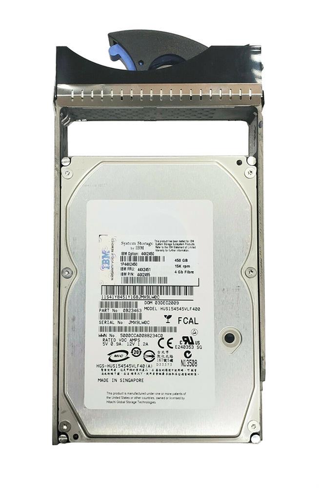 44X2450-04 IBM 450GB 15000RPM Fibre Channel 4Gbps E-DDM 3.5-inch Internal Hard Drive