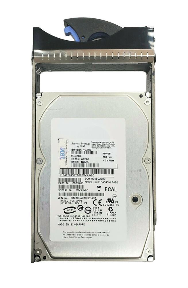 44X2495 IBM 450GB 15000RPM Fibre Channel 4Gbps 3.5-inch Internal Hard Drive for DS4700