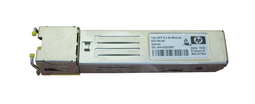 453156-00 HP BLc Virtual Connect 453154-B21 1Gbps 1000Base-T Copper 100m RJ45 Connector SFP Transceiver Module