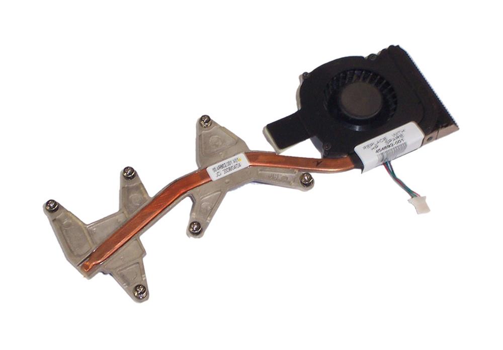 454692-001 HP Heatsink Assembly with CPU Cooling Fan for HP 2710P Notebook