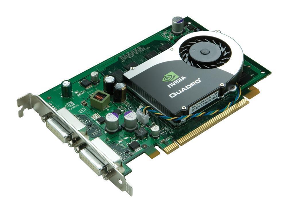 455675R-001 HP Nvidia Quadro FX570 256MB DDR2 SDRAM Duall DVI PCI-Express x16 Video Graphics Card