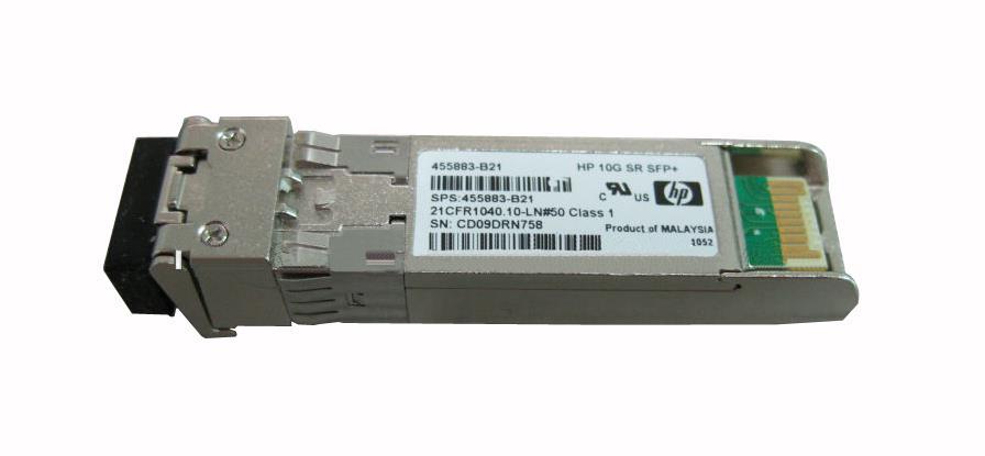 455883-B21-BO HP 10Gbps 10GBase-SR Multi-mode Fiber 300m 850nm LC Connector SFP+ Transceiver Module