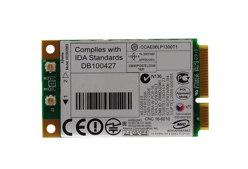 459339-002 HP Wireless LAN 802.11b/g Mini-PCI Adapter Card (Merlot)