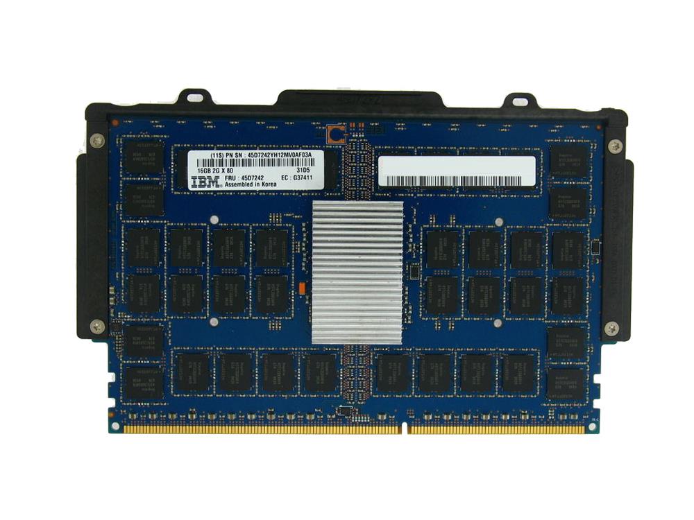 45D7242 IBM 0/16GB DDR3 1066MHz Power7 CUoD DIMM Memory