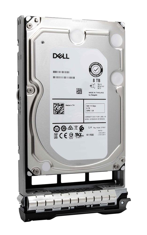 463-7471 Dell 8TB 7200RPM SAS 12Gbps Nearline Hot Swap (512e) 3.5-inch Internal Hard Drive with Tray