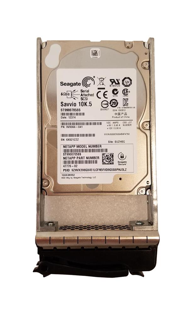 47776-02 NetApp 900GB 10000RPM SAS 6Gbps 2.5-inch Internal Hard Drive