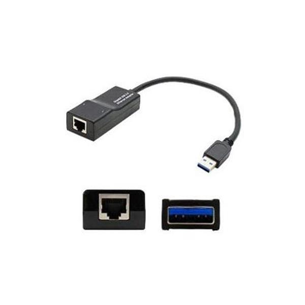 4X90E51405AO ADDONICS Addon Compatible USB 3.0 Male To Rj-45 Female Black Adapter Twisted Pair