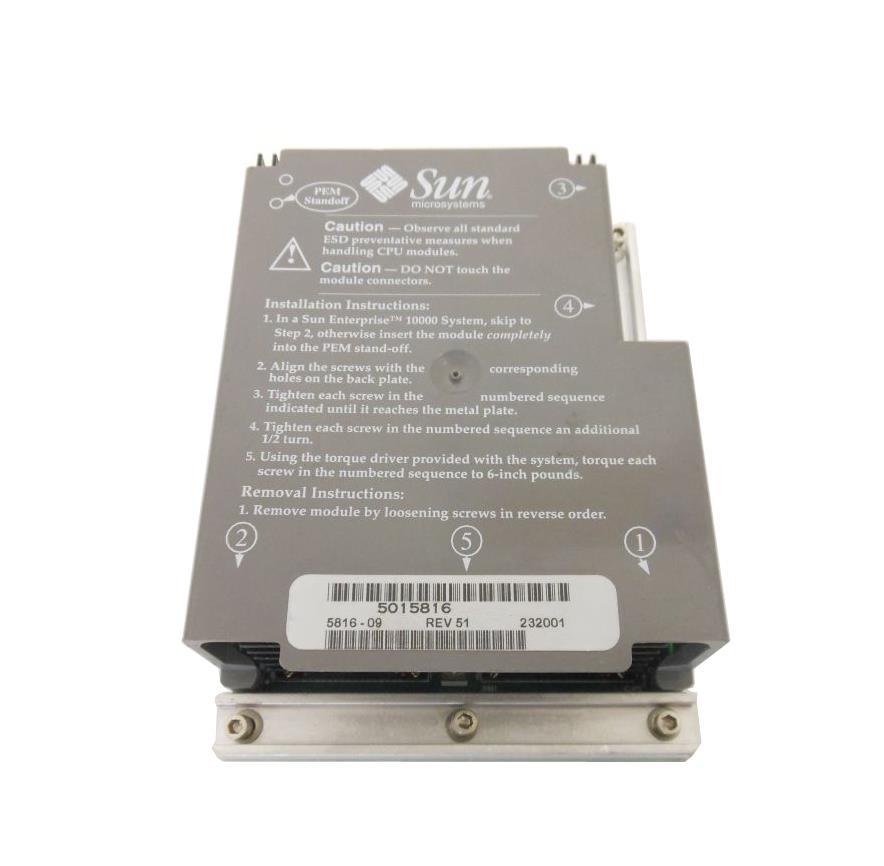 501-5816 Sun 464MHz CPU Module walt