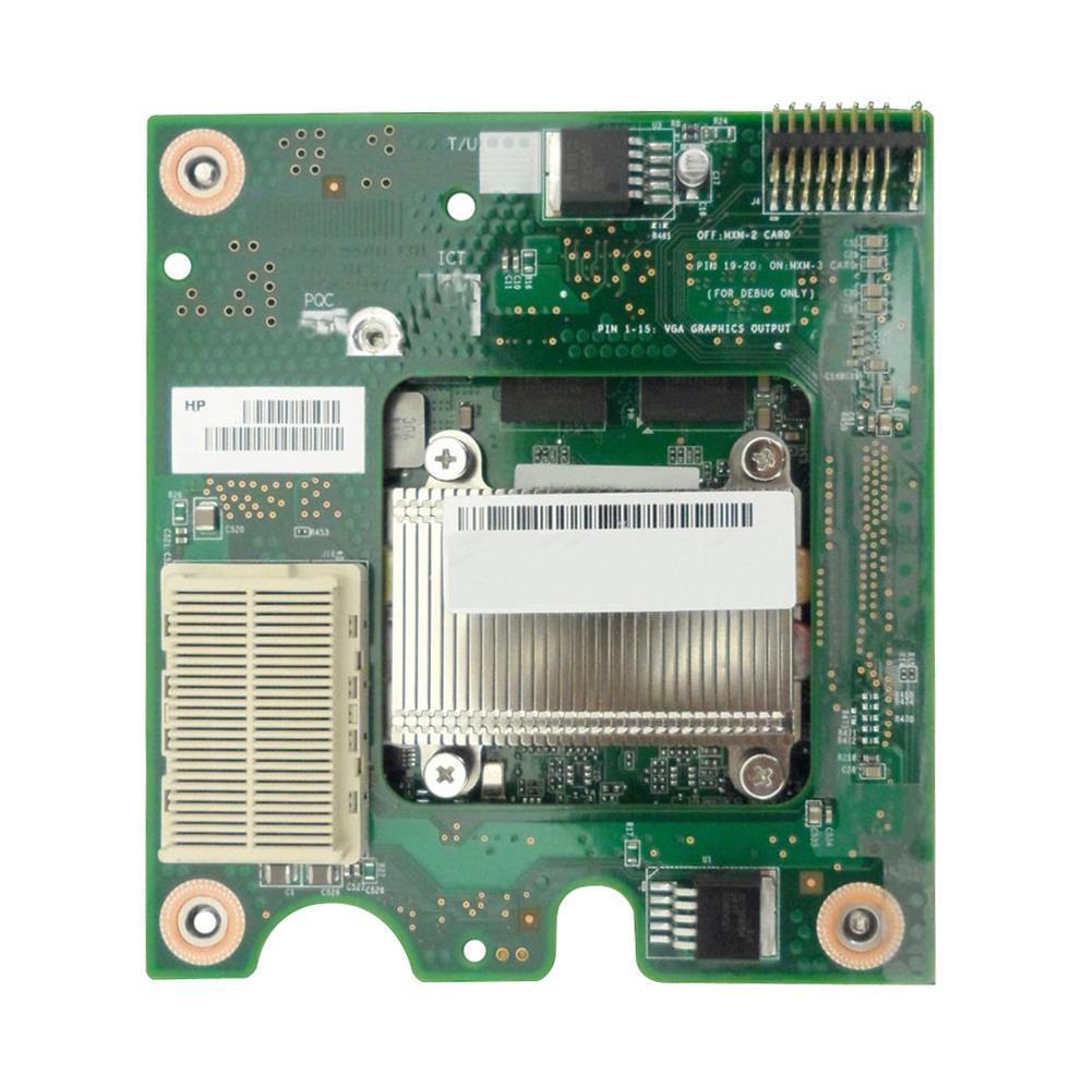 506741-B21 HP Nvidia Quadro FX770M Video Graphics Card Graphics mezzanine kit for dual displays. Supported on xw2x220c blade workstation