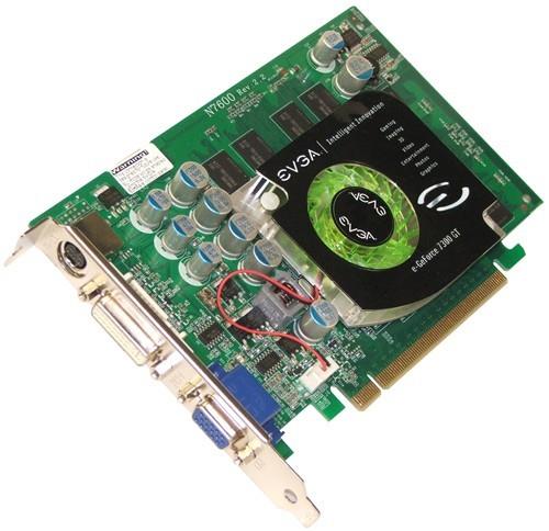 512-A8-N501-A2 EVGA GeForce 7300GT 512MB 128-Bit DDR2 AGP 4x/8x DVI/ D-Sub/ HDTV/ S-Video/ Composite Out Video Graphics Card