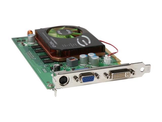 512-P2-N756-K1 EVGA E-GeForce 8600 GT 512MB 128-Bit DDR2 PCI Express x16 DVI/ D-Sub/ HDTV/ S-Video/ Composite Out/ SLI Support Video Graphics Card