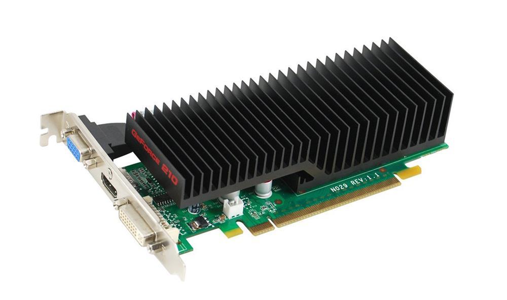 512-P3-1213-K1 EVGA GeForce 210 512MB DDR2 64-bit HDCP Ready PCI Express 2.0 x16 Video Graphics Card