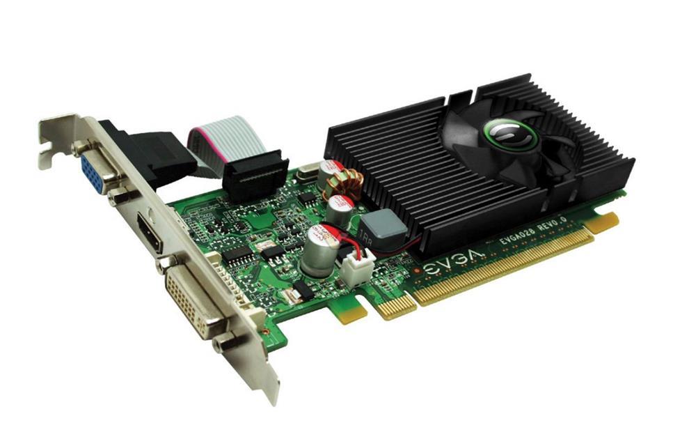 512-P3-1215-RX EVGA Nvidia GeForce 210 512MB DDR3 64-Bit HDCP Ready PCI-Express 2.0 x16 Video Graphics Card