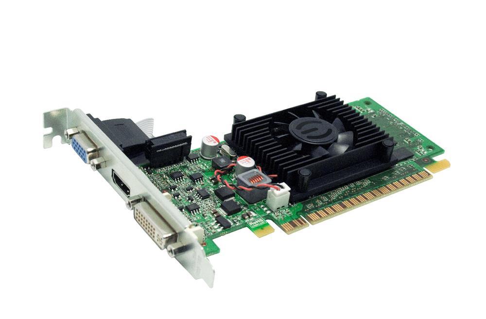 512-P3-1310-EL EVGA Nvidia GeForce 210 512MB DDR3 64-Bit Dual Link DVI-I/ HDMI/ VGA/ HDCP Ready PCI-Express 2.0 x16 Video Graphics Card