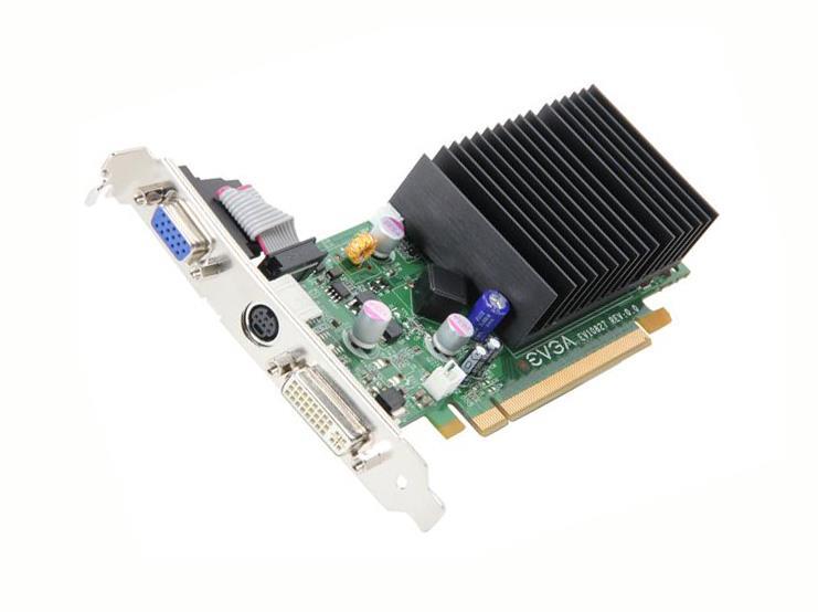 512-P3-N721-K1 EVGA GeForce 8400GS 512MB DDR2 64-Bit PCI Express 2.0 DVI/ VGA Low Profile Video Graphics Card