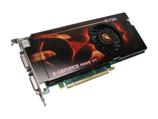 512-P3-N868-A1 EVGA GeForce 9600 GT SSC Edition 512MB GDDR3 256-bit HDCP Ready SLI Supported PCI Express 2.0 x16 Video Graphics Card