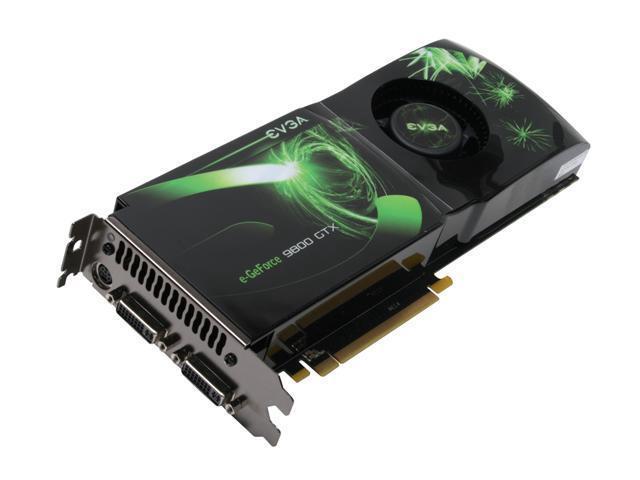 512-P3-N872-A1 EVGA nVidia GeForce 9800 GTX SuperClocked 512MB 256-Bit GDDR3 PCI Express 2.0 Video Graphics Card