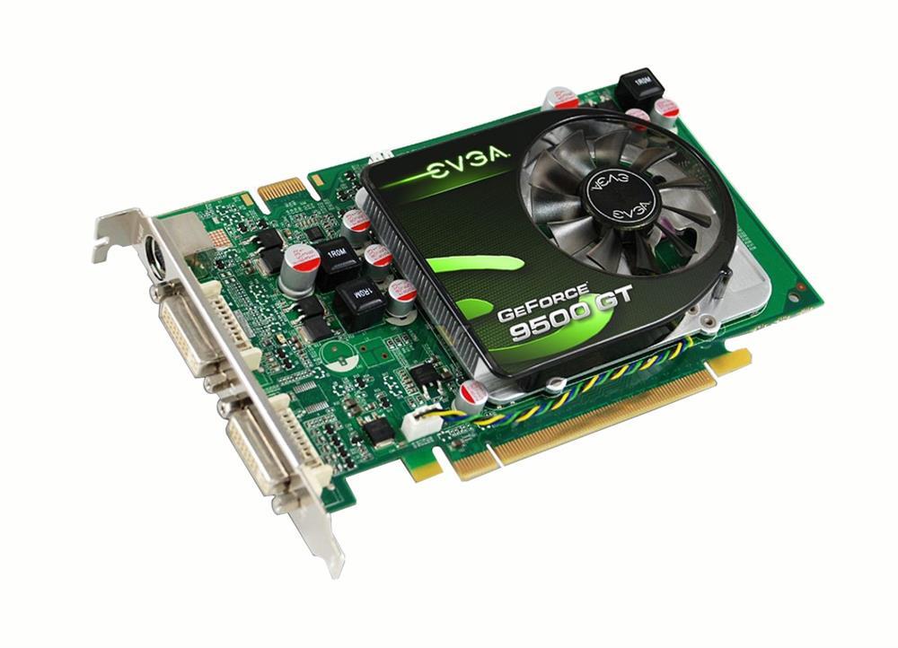 512-P3-N956-KR EVGA GeForce 9500GT 512MB DDR3 PCI Express DVI Video Graphics Card