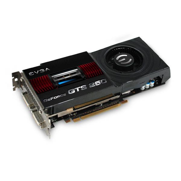 512P31150RX EVGA GeForce GTS 250 512MB 256-Bit GDDR3 PCI Express 2.0 x16 HDCP Ready/ SLI Supported Video Graphics Card