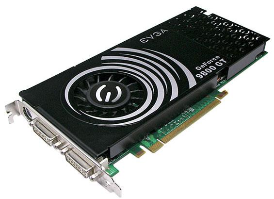 512P3N973KE EVGA GeForce 9800 GT 512MB 256-Bit GDDR3 PCI Express 2.0 x16 HDTV/ S-Video Out/ Dual DVI Video Graphics Card
