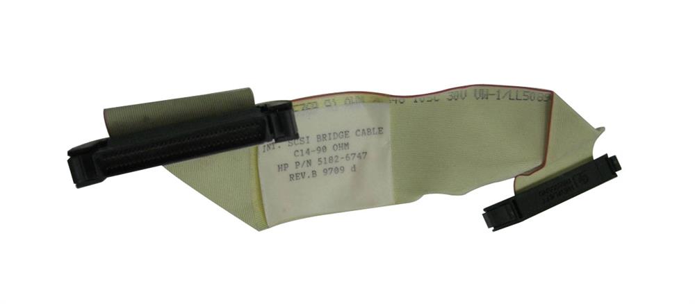 5182-6747 HP Ribbon Cable (90 Ohm) Fast Wide ('Ultra') Internal SCSI Cable (C14) to Connect Between the Two 'Hot Swap' Backplane Boards (Configuration Dependant)