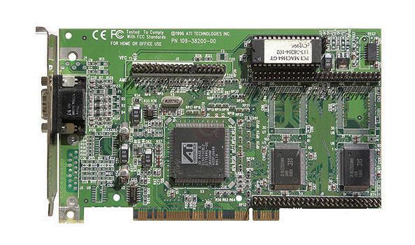 53220-20001 ATI Technologies RAGE IIC PCI 3D VGA Video Graphics Card