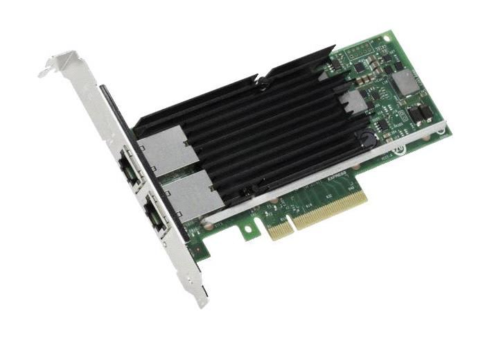 540-BBHC Dell Dual-Ports RJ-45 10Gbps 10GBase-T 10 Gigabit Ethernet PCI Express 2.1 x8 Converged Network Adapter by Intel