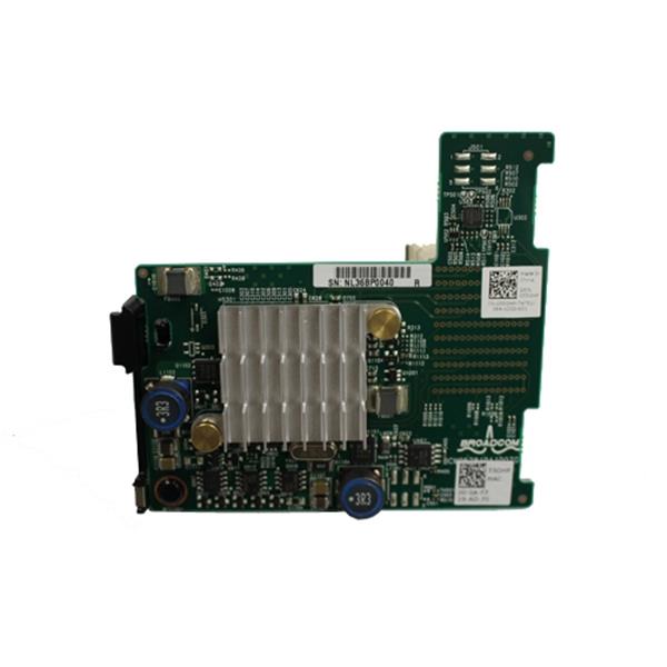 543-BBCP Dell Dual-Ports 10Gbps 10GBase-KR Gigabit Ethernet FCoE Mezzanine Network Adapter