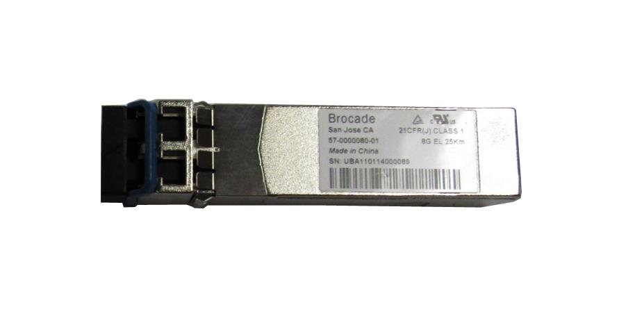 57-000080-01 Brocade 8Gbps Single-mode Fiber 25km 1310nm SFP+ Transceiver Module
