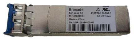 57-1000027-01 Brocade 8Gbps 8GBase-LR Single-mode Fiber 10km 1310nm Duplex LC Connector SFP+ Transceiver Module